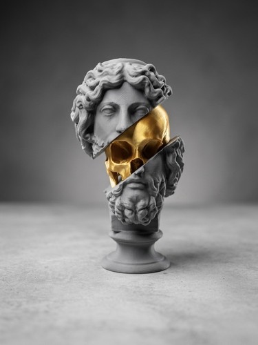 Statue greek god - god, with